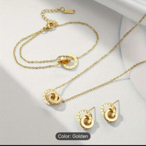 Necklace, Bracelet & Earrings Set
